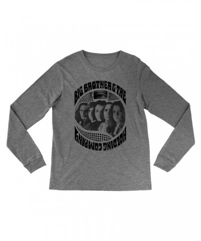 Heather Long Sleeve Shirt | Feat. Janis Joplin 1967 Poster Big Brother and The Holding Co. Shirt $14.98 Shirts